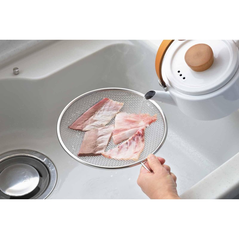 Yoshikawa SJ3600 Shape of Life Stainless Steel Strainer 8.7 inches