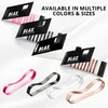 Blax Black Hair Elastics – Snag-Free Hair Ties, No-Damage Hair