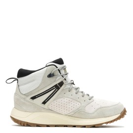 Merrell Men's Wildwood Mid Leather Waterproof Hiking Boot, Fog, 11.0