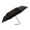 Champion CHU24MN55 Mini Folding Umbrella, Black, Logo Pattern, 21.7 inches