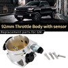 Tektall 92mm Aluminum Throttle Body with Throttle Position Sensors TPS