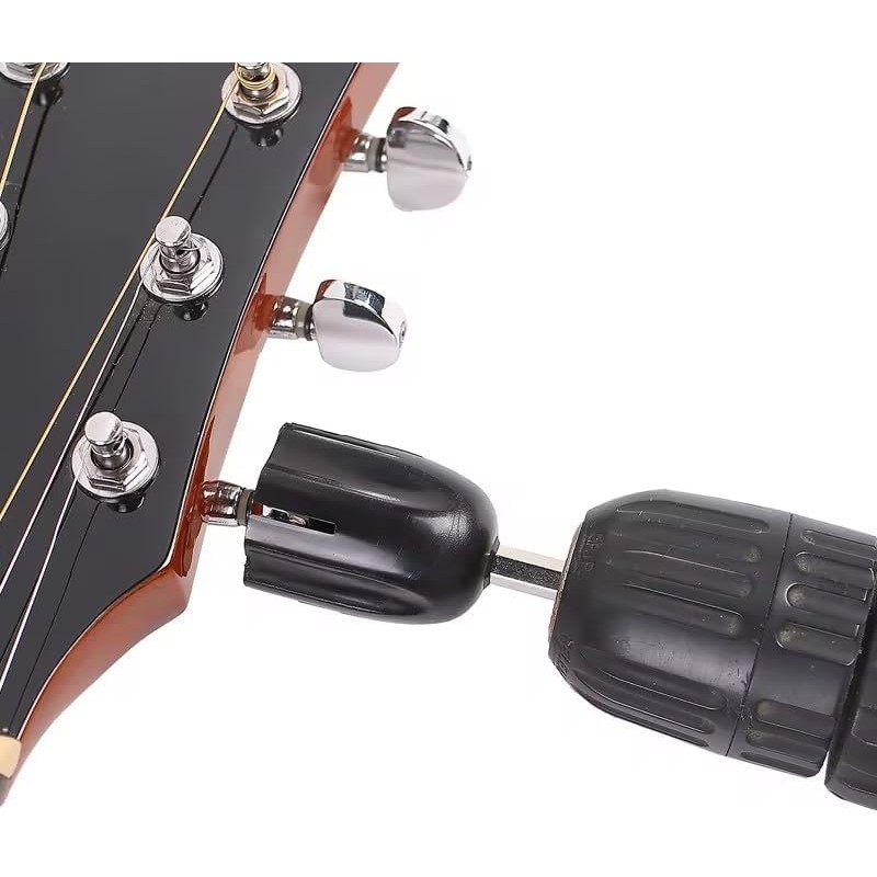 Guitar String Winder Head, Drill Bit Plug Peg Puller DIY
