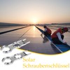 QttvbTna 2 x MC4 key tensioner set, solar panel cable,