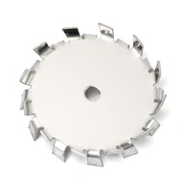 PGFUN 304 Stainless Steel Dispersing Disc 30-500mm/1.2-19.7 inch Dispersion Impeller High Speed Dispersing Machine Blade Paddle Impeller with 8mm Shaft Hole (Dia 150mm/5.9")