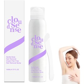 Cloud Sense Hair Removal Mousses,Gentle Flawless Hairs Remover,Fast Acting Soothing Care for Smooth Body Legs,Gentle Care for Sensitive Skin, Practical Kit for Women and Men (1pcs)