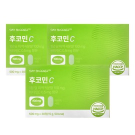 Daybarrier Hucomin C seaweed ear extract, 3 packs, 30 tablets / 데이배리어 후코민C 미역귀 추출물, 3개, 30정