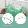 OYSIR Stainless Steel Trash Bag Holder for Kitchen Cabinets Doors