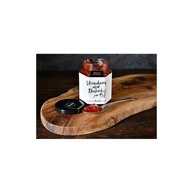 Hawkshead Relish - Strawberry & Rhubarb Jam 220g