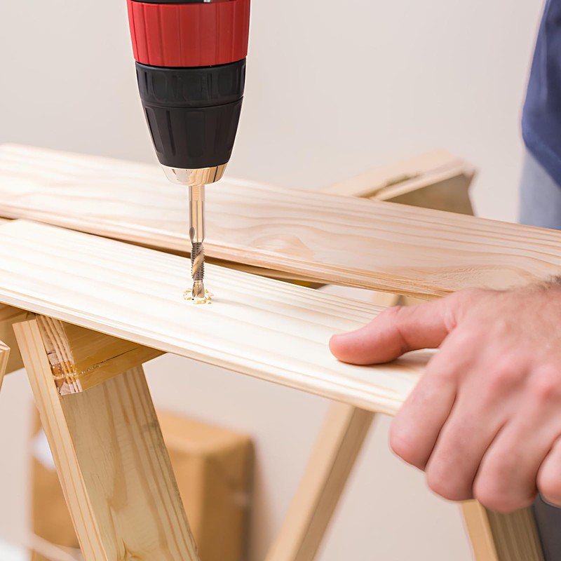 3 Pcs 6542 HSS Drill & Taps Bit Set with