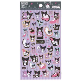 Yamanoshigyo Kuromi Pet Sticker Seal 1 Sheets 44 Pcs Decorative Scrapbooking Supplies Stationery (7647)
