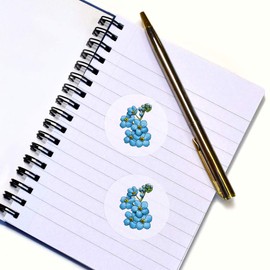 24 x 40mm Round 'Forget Me Nots' Stickers (SK00037612)