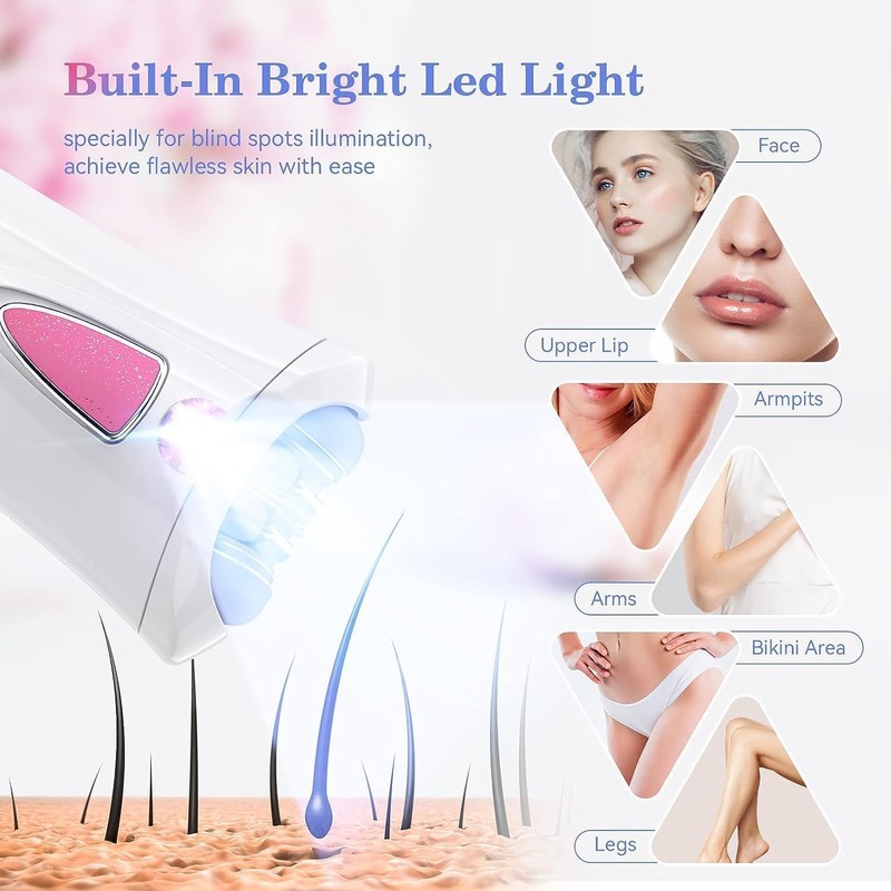 Mini Epilator, Facial Hair Remover for Women