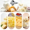 Rallador de Queso Multipropósito, Inoxidable Rollador Verduras Espiral, Rallador de
