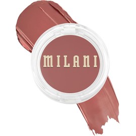 Milani Cheek Kiss Cream Blush- Crema a Gel Blush para mejillas y tinte de labios, Nude Kiss