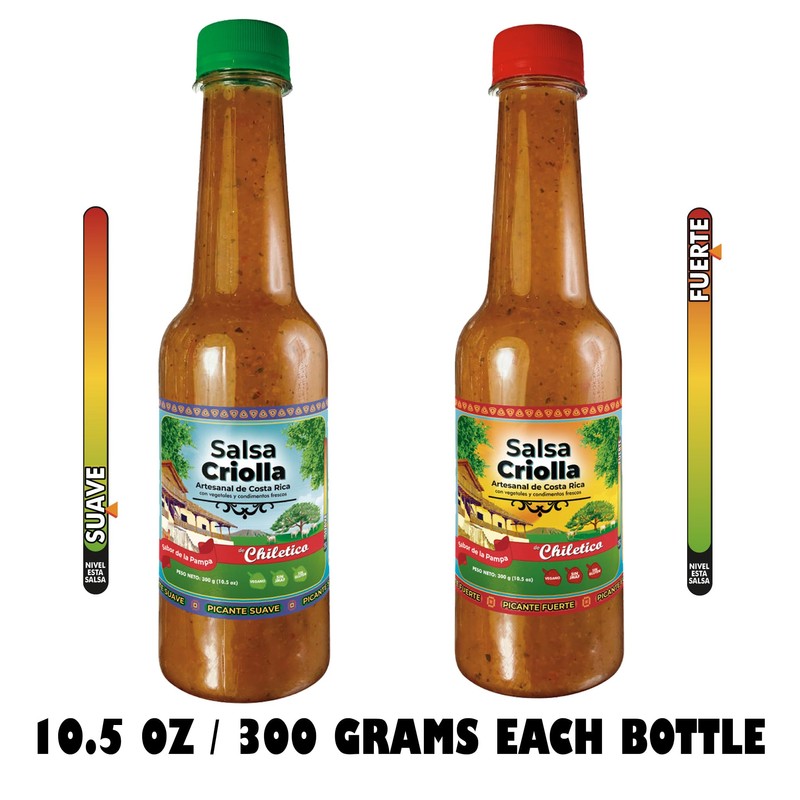 Chiletico Criolla Sauce – HOT – Artisan Guanacaste-Style Salsa –