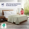 Kickoff Viscose Bamboo Flat Bed Sheet California King Size 100%