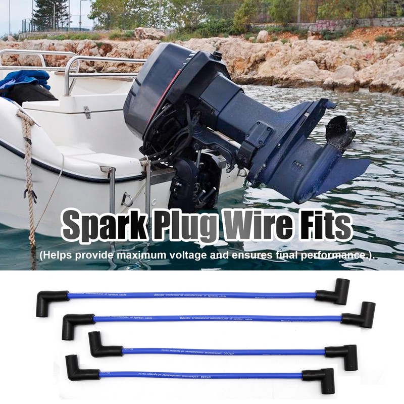 584919 V4 Ignition Spark Plug Wire Set 60 deg Replacement