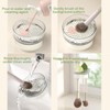 Iilnlaty 361° Rotating Makeup Brush Holder Organizer,Makeup Brush Holder with
