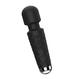 Kieasn Mini Multifunctional Home Muscle Massager, Handheld Electric Rechargeable Neck Portable Massage for Body Relaxation (Black)