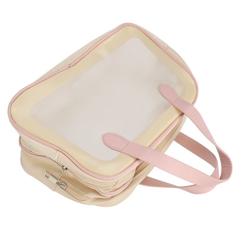 Dry Wet Toiletry Bag Breathable Mesh Dry Wet Separating Makeup