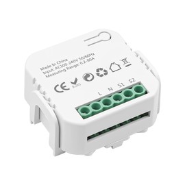 POFET Smart Meter Energy Monitor WiFi Electricity Usage Monitor 80A Compatible with Tuya Smart Life