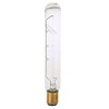 Satco S3297 130V DC Bayonet Base 20-Watt T6.5 Light Bulb,
