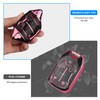 QBUC for GMC Key Fob Cover with Keychain,5 Button Soft