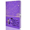LBWCER Inspirational Graduation Journal Congratulations Graduating Journey Leather Notebook (Graduation