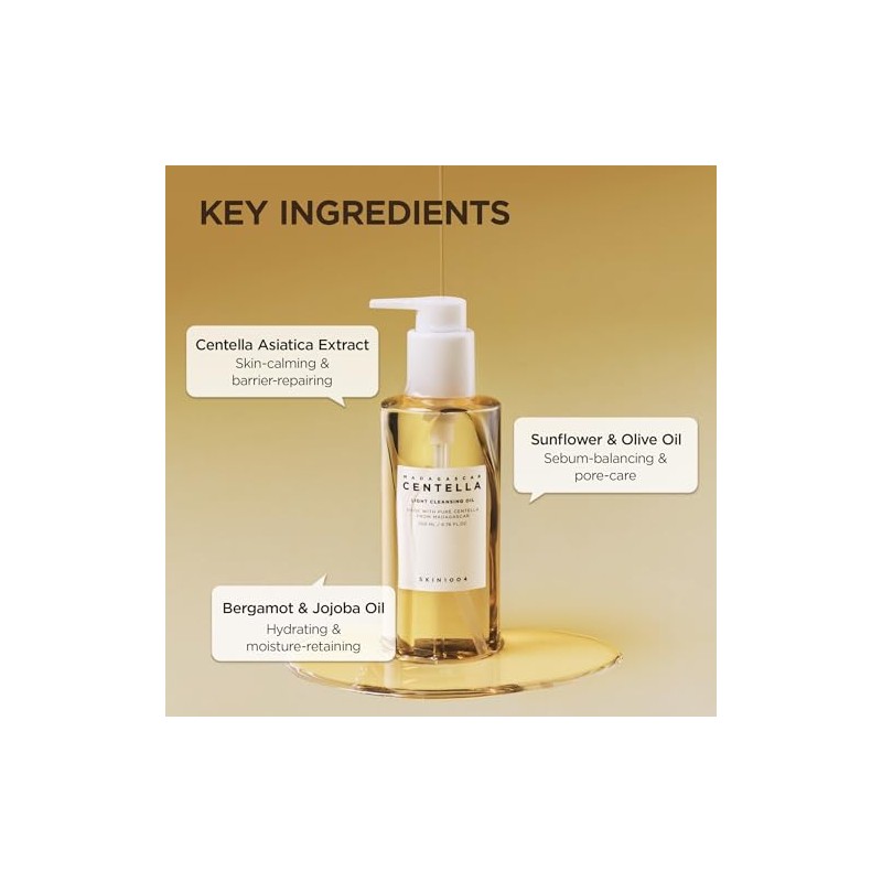 Madagascar Centella Light Cleansing Oil by Skin1004 for Women -