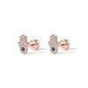 PAVOI 14K Gold Flat Backs (Hamsa, Rose Gold)