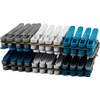 Laguelle 36 Plastic Clothes Pegs Blue, White and Grey –