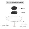 MIETONG 4 Pcs Black Pot Lid Knob - Universal Pot