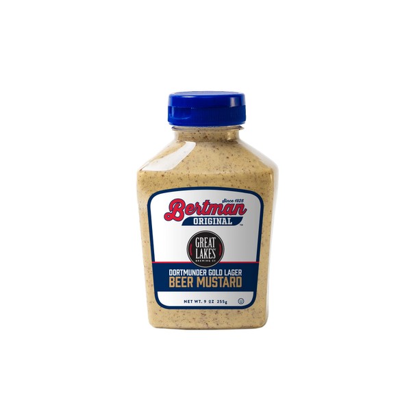 Bertman Original Great Lakes Dortmunder Gold Beer Mustard - 9 oz