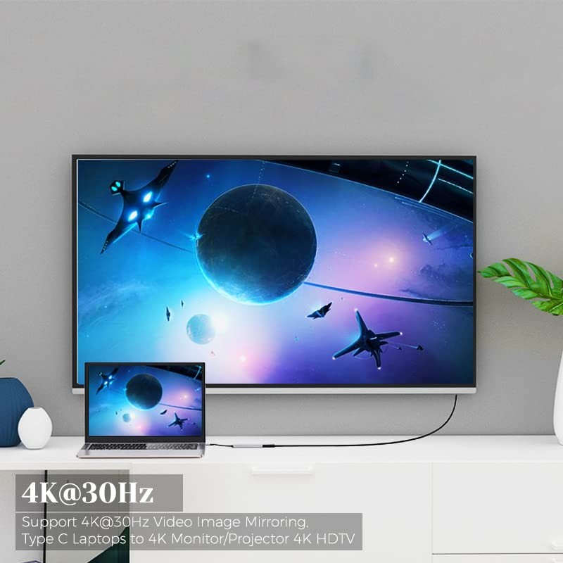 4 in 1 Type C Hub Multifunctional USB Dock HDMI