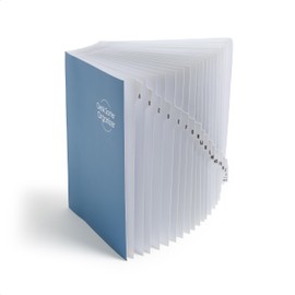 Smead Expandable Office Desk File Sorter, Office Supplies, Alphabetic (A-Z) Desk Organizer, 20 Indexing Dividers, Laminated Tabs, Letter Size, Dark Blue, Office Desk Accessories (89282)