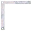 Alberts 312558 Gate Angle | Galvanised | Thick Layer Passivated