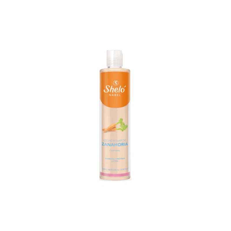 Leche Solar De Zanahoria Corporal Shelo Nabel® 530ml. 2pzs.