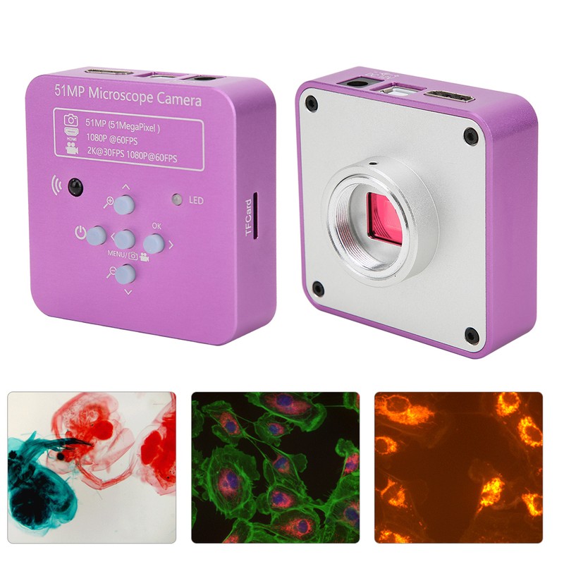 51MP 1080P 60FPS USB Industrial Microscope Camera Magnifying Glasses for