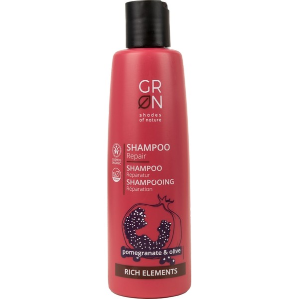 GRN [GREEN] Repair Shampoo Pomegranate & Olive, 250 ml