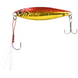 Major Craft JPM-15g Jigpara Fishing Lure, Metal Jig, Micro, Normal Type, 0.5 oz (15 g) #03, Red Gold, 0.5 oz (15 g)