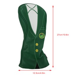 Golf Green Leather Driver/Fairway Wood/Hybrid Headcover #1#3#5#UT (3#) Golf Club