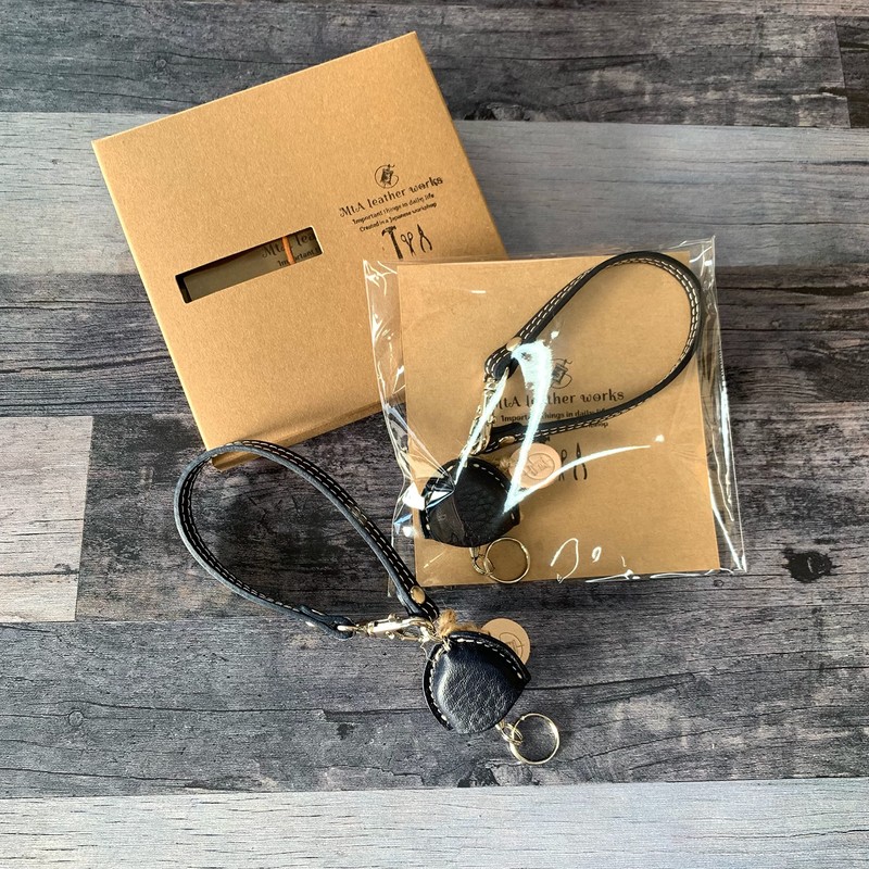 [MTA Leather works] Made in Japan Italian Leather Leather Reel