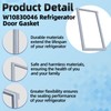 W10830046 W10163997 W10443241 4502677 Refrigerator Door Gasket (2 Pack)
