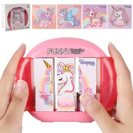 YAOZUP Toy 4-in-1 Puzzle 9 Pieces, Rotating 3D Puzzle, Montessori Puzzle for Children, Patience Games, Educational Toy, Motor Skills Toy, Children's Puzzle Puzzle Gift for Children from 2 3 4 5 6