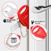 VIRIDI Home Security Door Lock, Portable Travel Doorlocks for Airbnb,