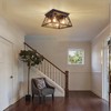 FadimiKoo Flush Mount Ceiling Light Fixtures for Kitchen Hallway, 4-Light