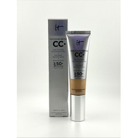 IT Cosmetics CC+ SPF 50 ( Medium Tan ) 1.08oz / 32ml New EXP 05/2026