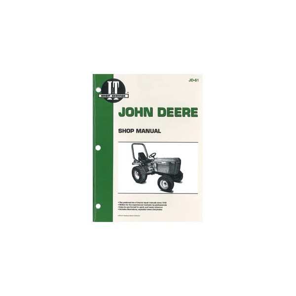 Stevens Lake Parts I&T Shop Manual Fits John Deere 655