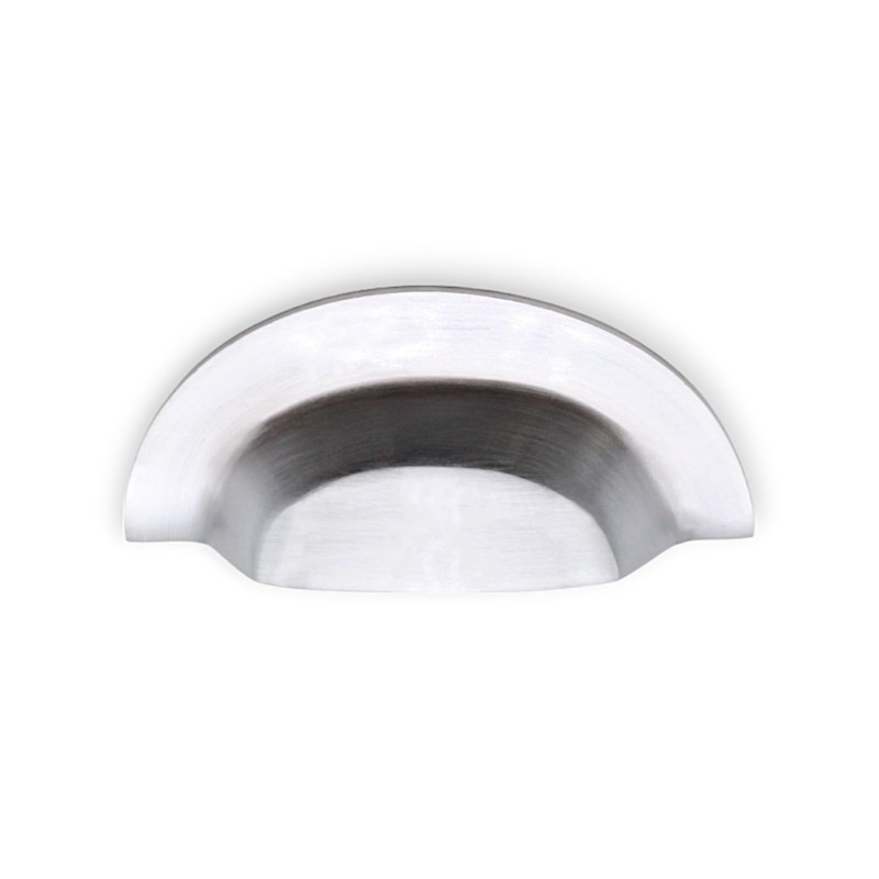 Infinity Decor Shell Cup Handles 105mm - Solid Brass Kitchen