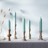 Root Candles Unscented Timberline Collenette 7-Inch Dinner Candles, 4-Count, Sky